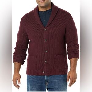 Amazon Essentials Men's Long-Sleeve Soft Touch Shawl Collar Cardigan